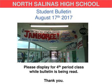 NORTH SALINAS HIGH SCHOOL