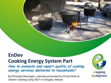 EnDev Cooking Energy System Part