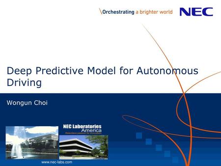 Deep Predictive Model for Autonomous Driving