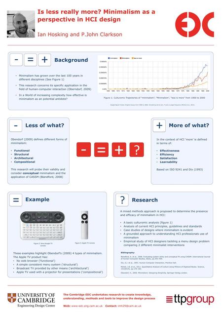 Is less really more? Minimalism as a perspective in HCI design