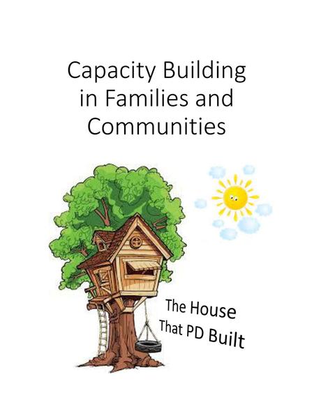 Capacity Building in Families and Communities