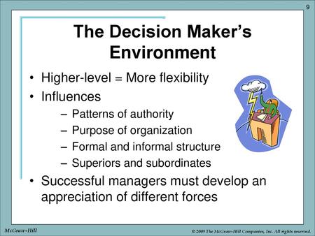 The Decision Maker’s Environment