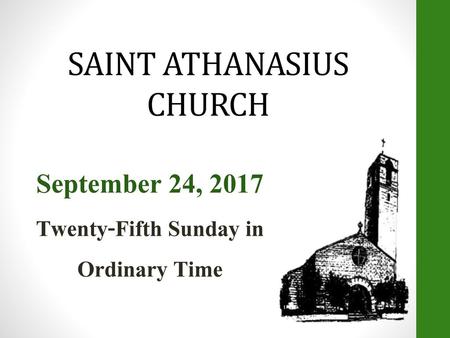 SAINT ATHANASIUS CHURCH