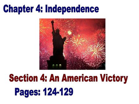 Chapter 4: Independence