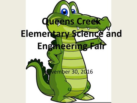 Queens Creek Elementary Science and Engineering Fair