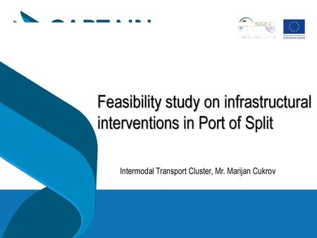 Feasibility study on infrastructural interventions in Port of Split