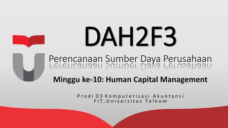 DAH2F3 Perencanaan Sumber Daya Perusahaan