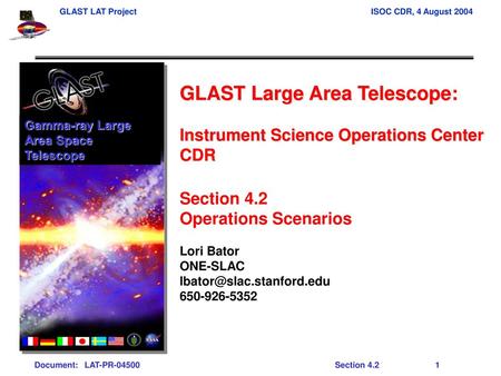 GLAST Large Area Telescope: