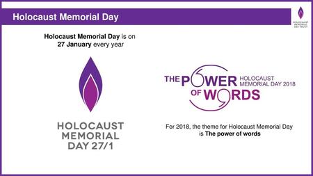 Holocaust Memorial Day