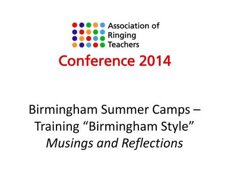 Birmingham Summer Camps – Training “Birmingham Style”