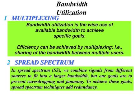 Bandwidth Utilization