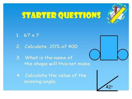 Starter Questions 42o.