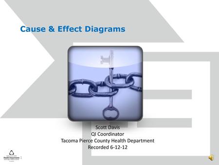 Cause & Effect Diagrams