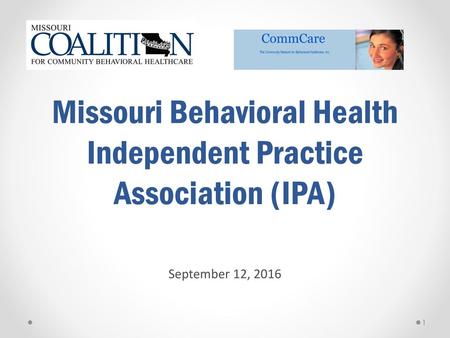 Missouri Behavioral Health Independent Practice Association (IPA)