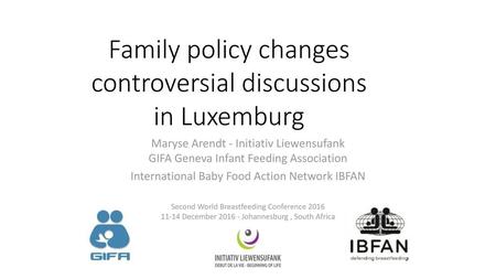 Family policy changes controversial discussions in Luxemburg