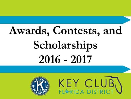 Awards, Contests, and Scholarships