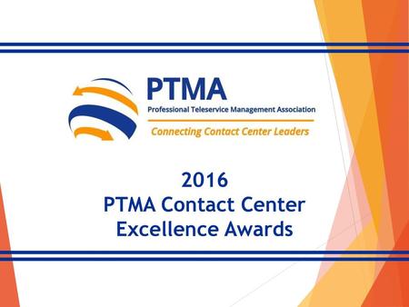 PTMA Contact Center Excellence Awards