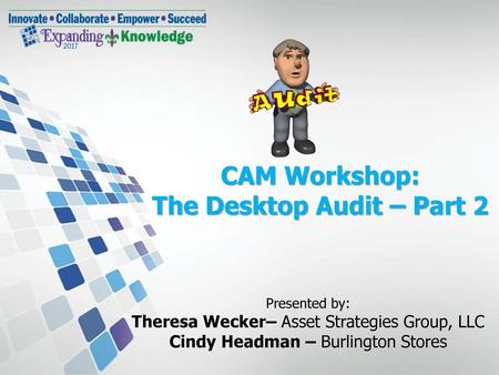 CAM Workshop: The Desktop Audit – Part 2