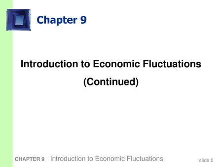 Introduction to Economic Fluctuations