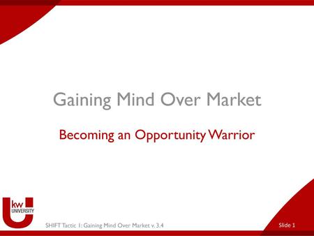 Gaining Mind Over Market