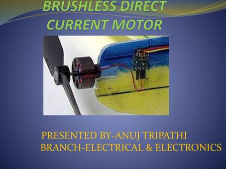 BRUSHLESS DIRECT CURRENT MOTOR