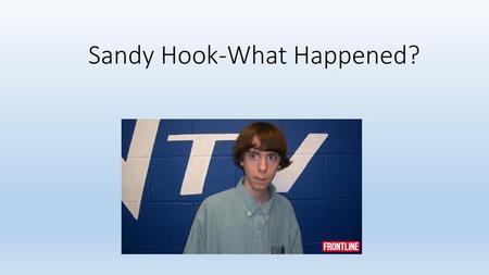 Sandy Hook-What Happened?