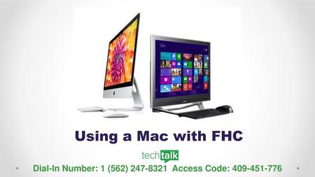 Using a Mac with FHC.