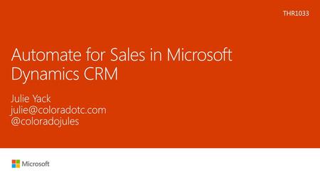 Automate for Sales in Microsoft Dynamics CRM