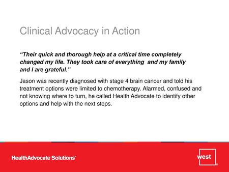 Clinical Advocacy in Action