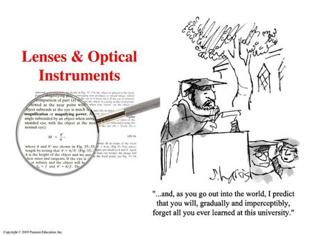 Lenses & Optical Instruments