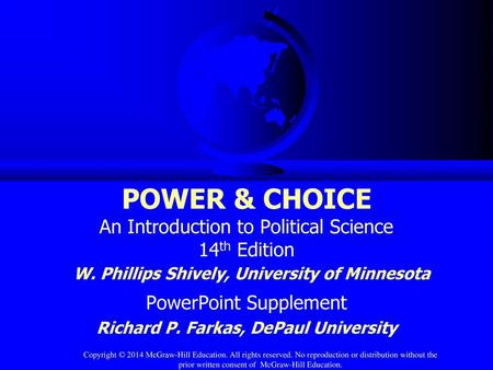 PowerPoint Supplement Richard P. Farkas, DePaul University