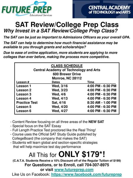 SAT Review/College Prep Class