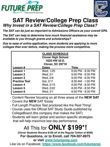 SAT Review/College Prep Class