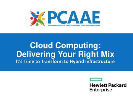 Cloud Computing: Delivering Your Right Mix