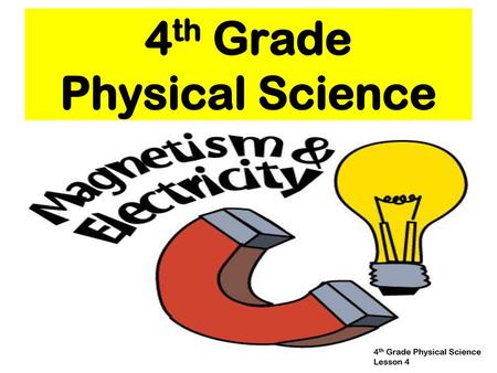 4th Grade Physical Science