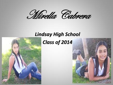 Lindsay High School Class of 2014