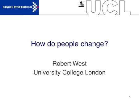 Robert West University College London