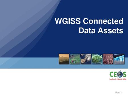 WGISS Connected Data Assets