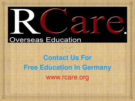 Contact Us For Free Education In Germany