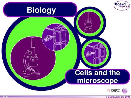 Cells and the microscope