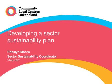 Developing a sector sustainability plan