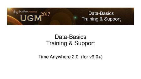 Data-Basics Training & Support