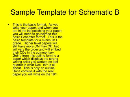 Sample Template for Schematic B