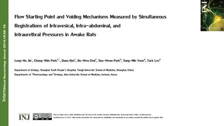 International Neurourology Journal 2014;18:68-76