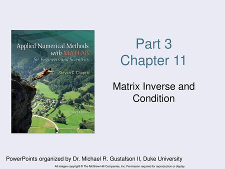 Matrix Inverse and Condition