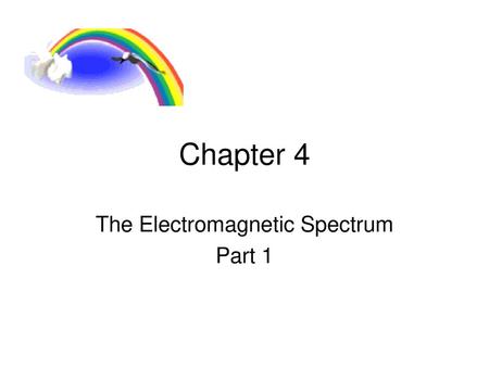 The Electromagnetic Spectrum Part 1