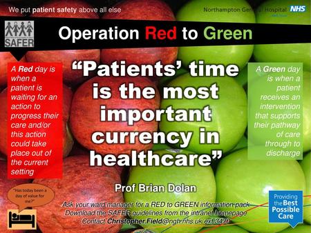 “Patients’ time is the most important currency in healthcare”