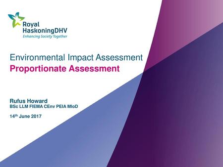 Environmental Impact Assessment Proportionate Assessment