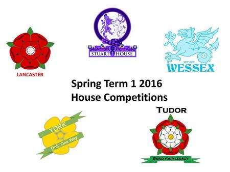 Spring Term 1 2016 House Competitions.