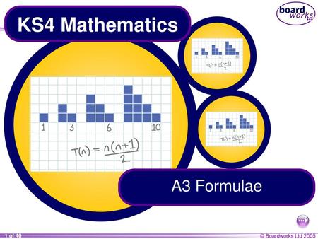 KS4 Mathematics A3 Formulae.